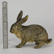 Bergman Rabbit - Antique Austrian Bronze - Hickmet Fine Arts