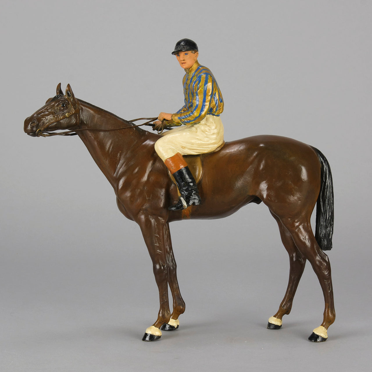 Racehorse by Franz Bergman - Bronze Statues for Sale - Hickmet Fine Arts