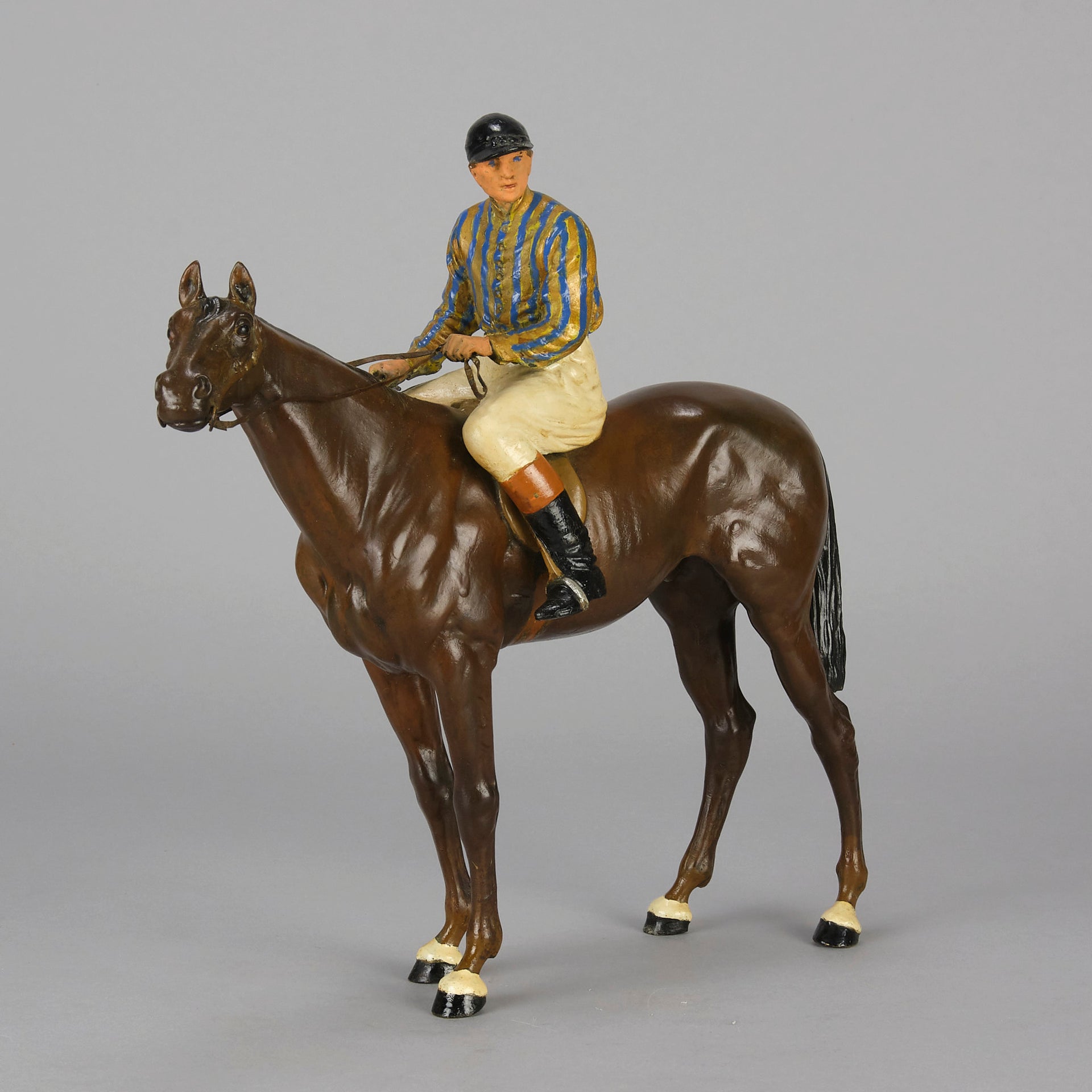 Racehorse by Franz Bergman - Bronze Statues for Sale - Hickmet Fine Arts