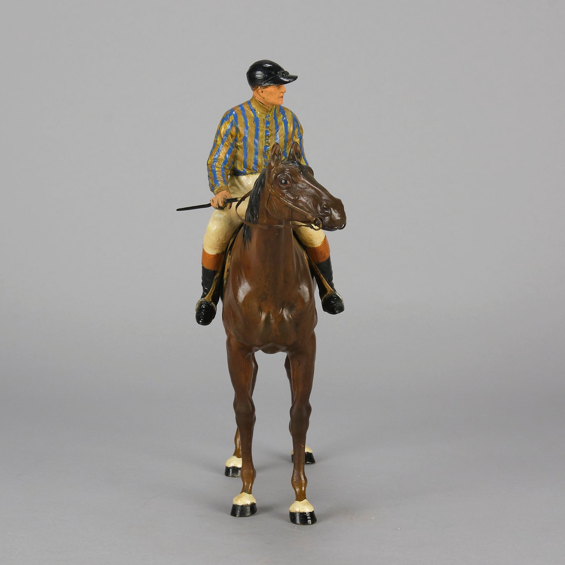 Racehorse by Franz Bergman - Bronze Statues for Sale - Hickmet Fine Arts