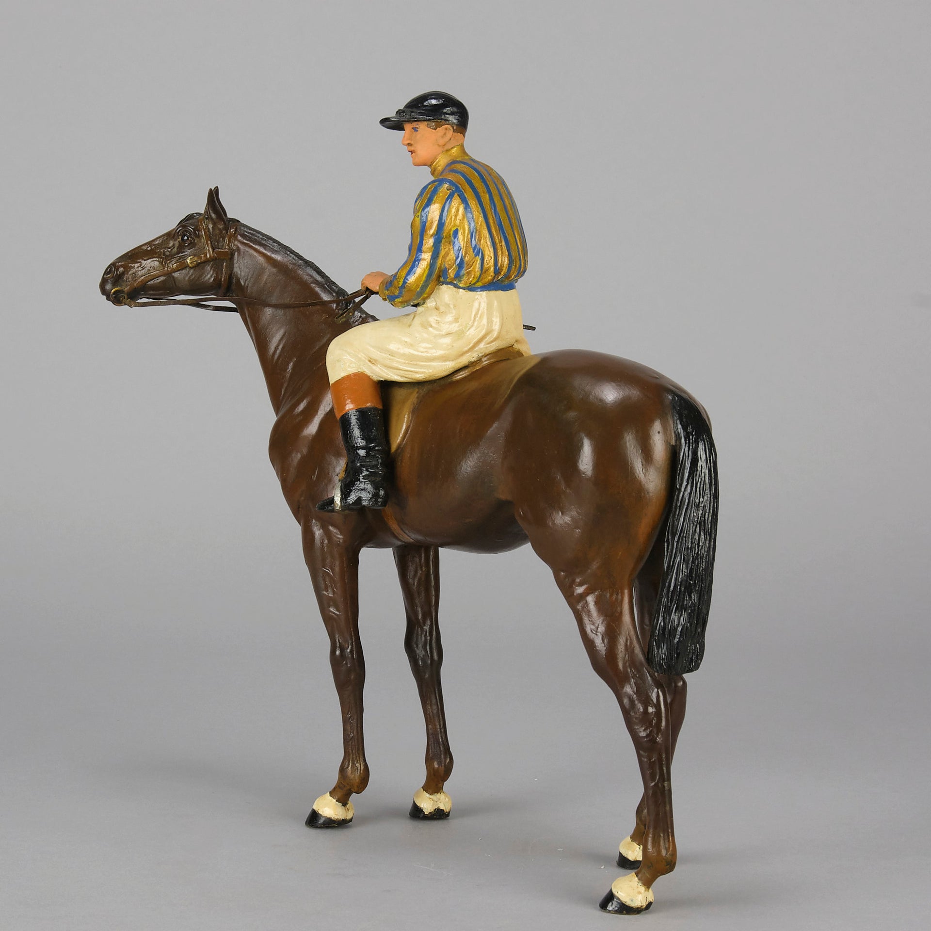 Racehorse by Franz Bergman - Bronze Statues for Sale - Hickmet Fine Arts