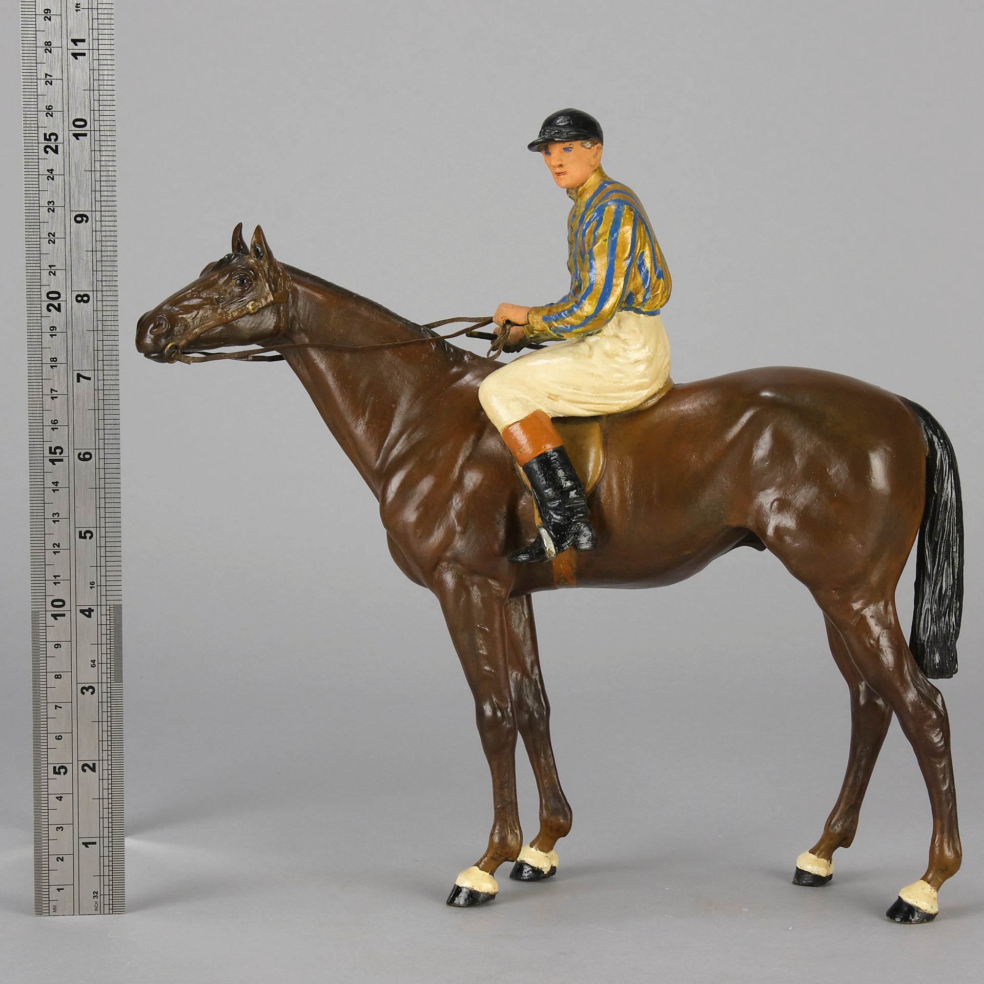 Racehorse by Franz Bergman - Bronze Statues for Sale - Hickmet Fine Arts