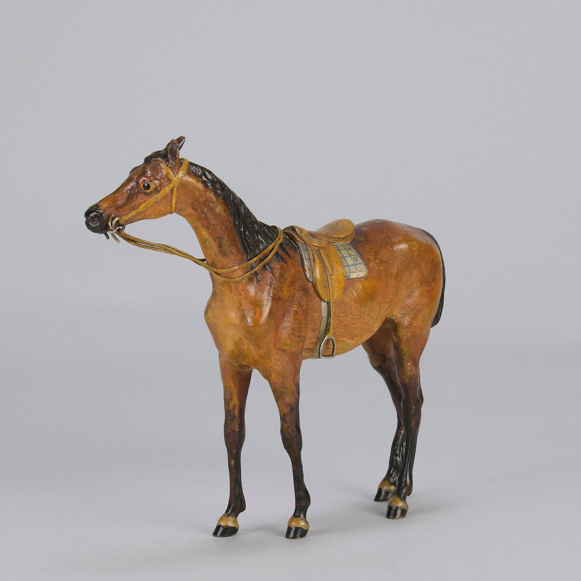 Bergman Saddled Horse - Bergman Bronze - Hickmet Fine Arts
