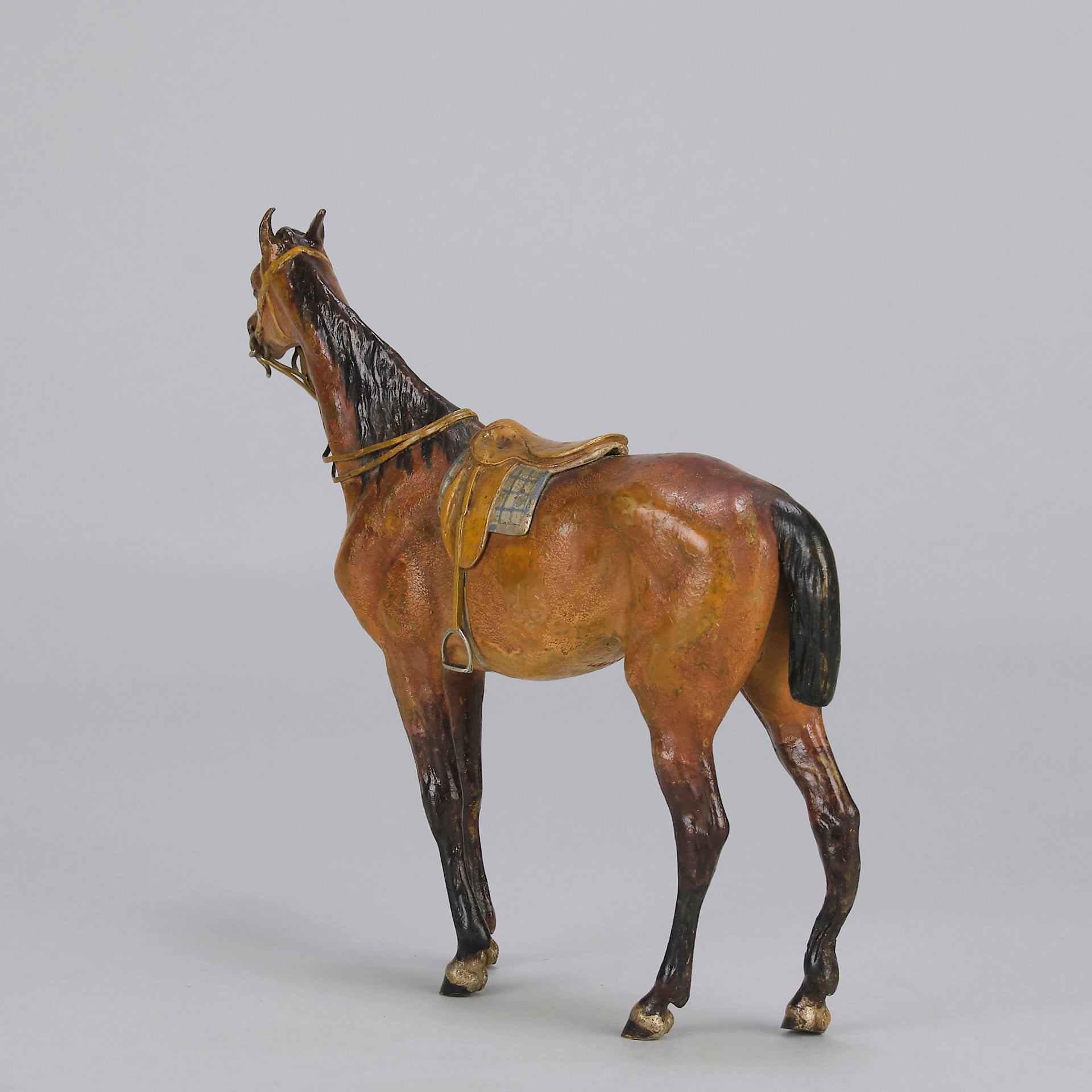 Bergman Saddled Horse - Bergman Bronze - Hickmet Fine Arts