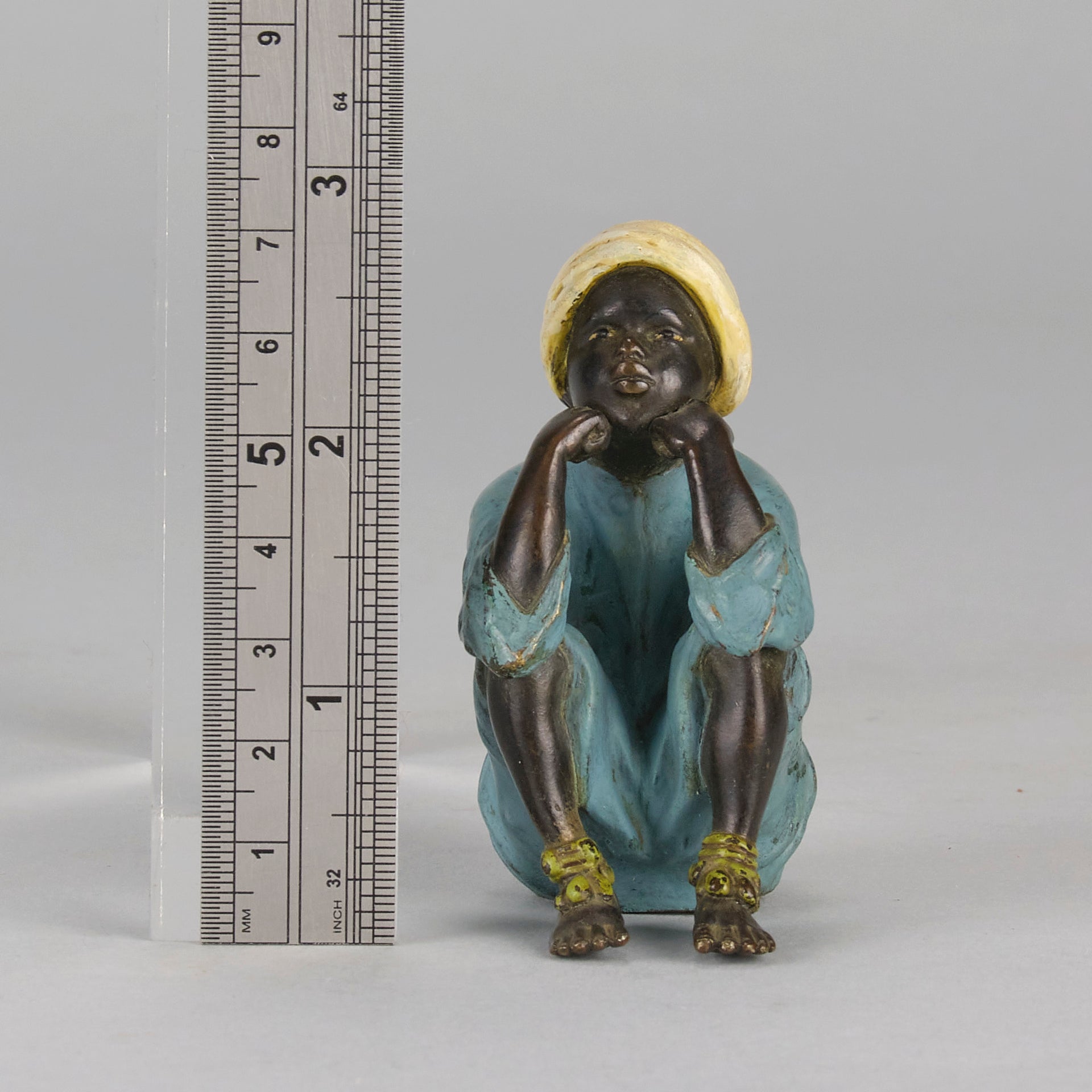 Franz Bergman Arab Boy - Austrian Bronze - Hickmet Fine Arts