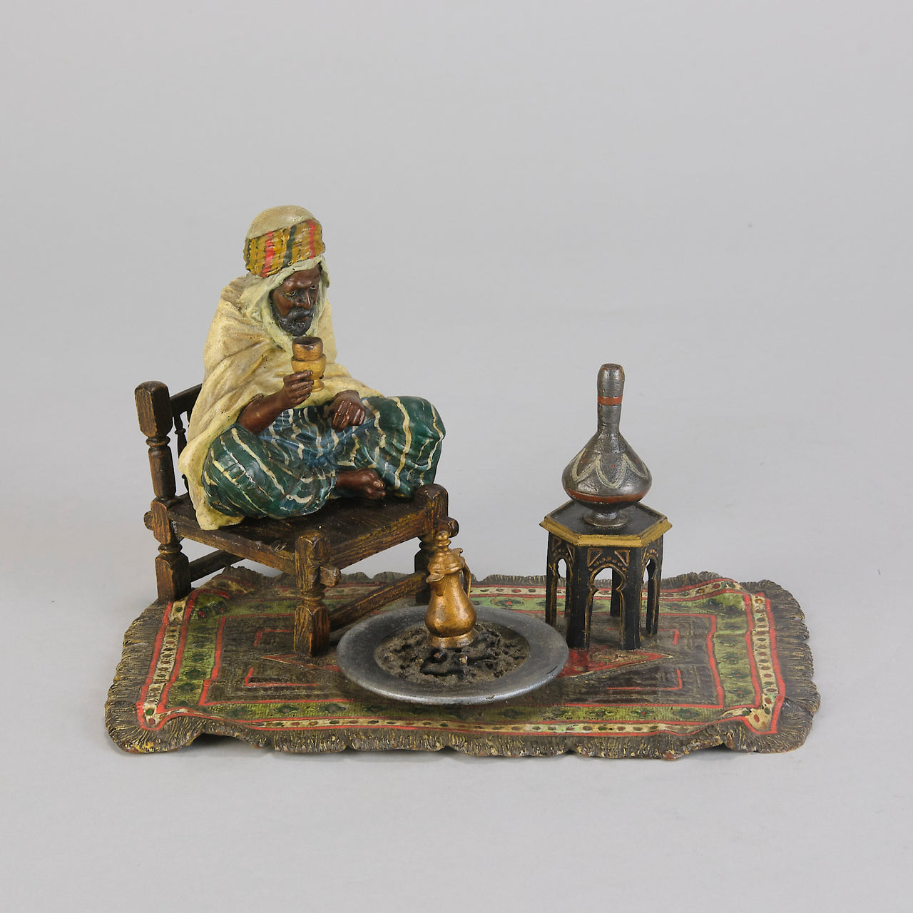 Bergman Bronze Seated Arab