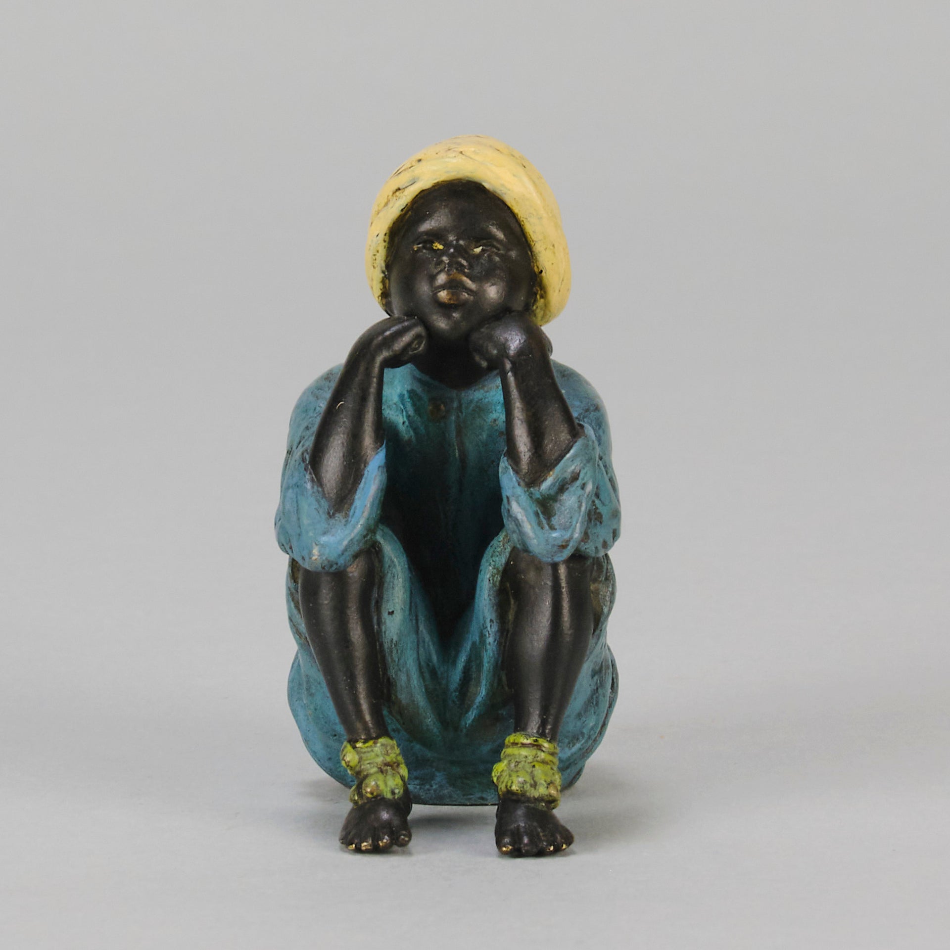 Bergman Seated Boy - Bergman Bronze - Hickmet Fine Arts