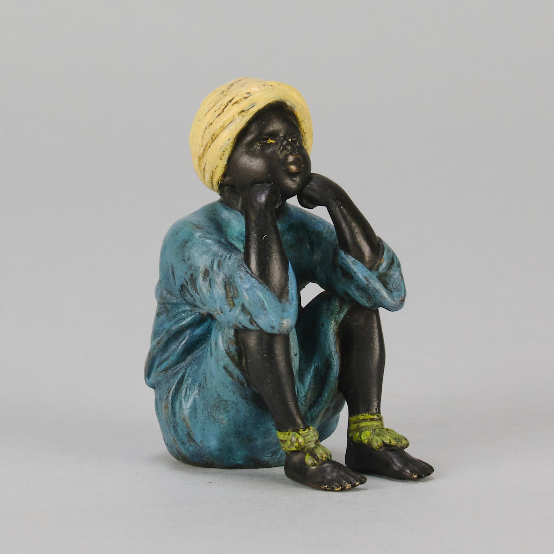 Bergman Seated Boy - Bergman Bronze - Hickmet Fine Arts