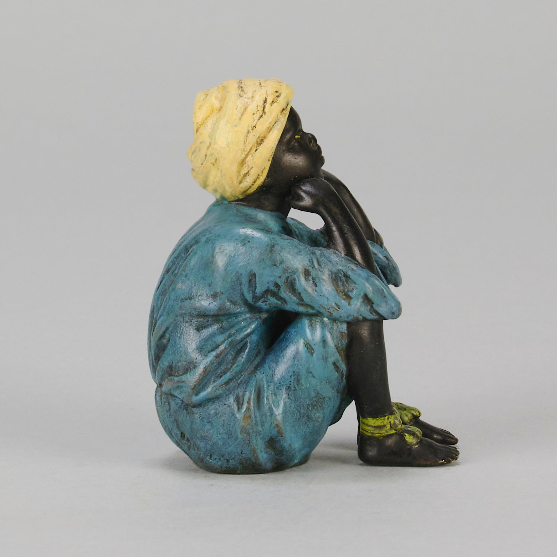 Bergman Seated Boy - Bergman Bronze - Hickmet Fine Arts