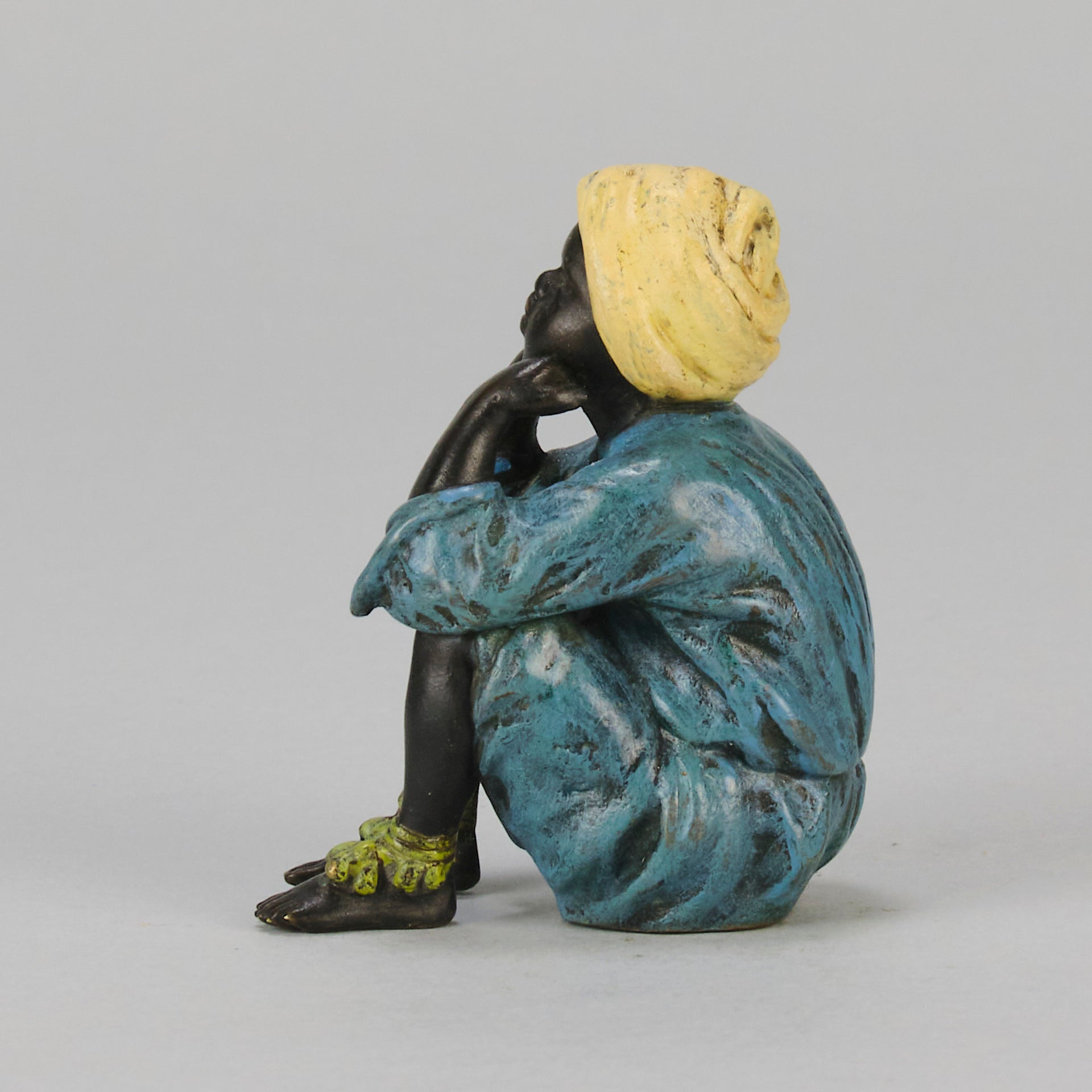 Bergman Seated Boy - Bergman Bronze - Hickmet Fine Arts