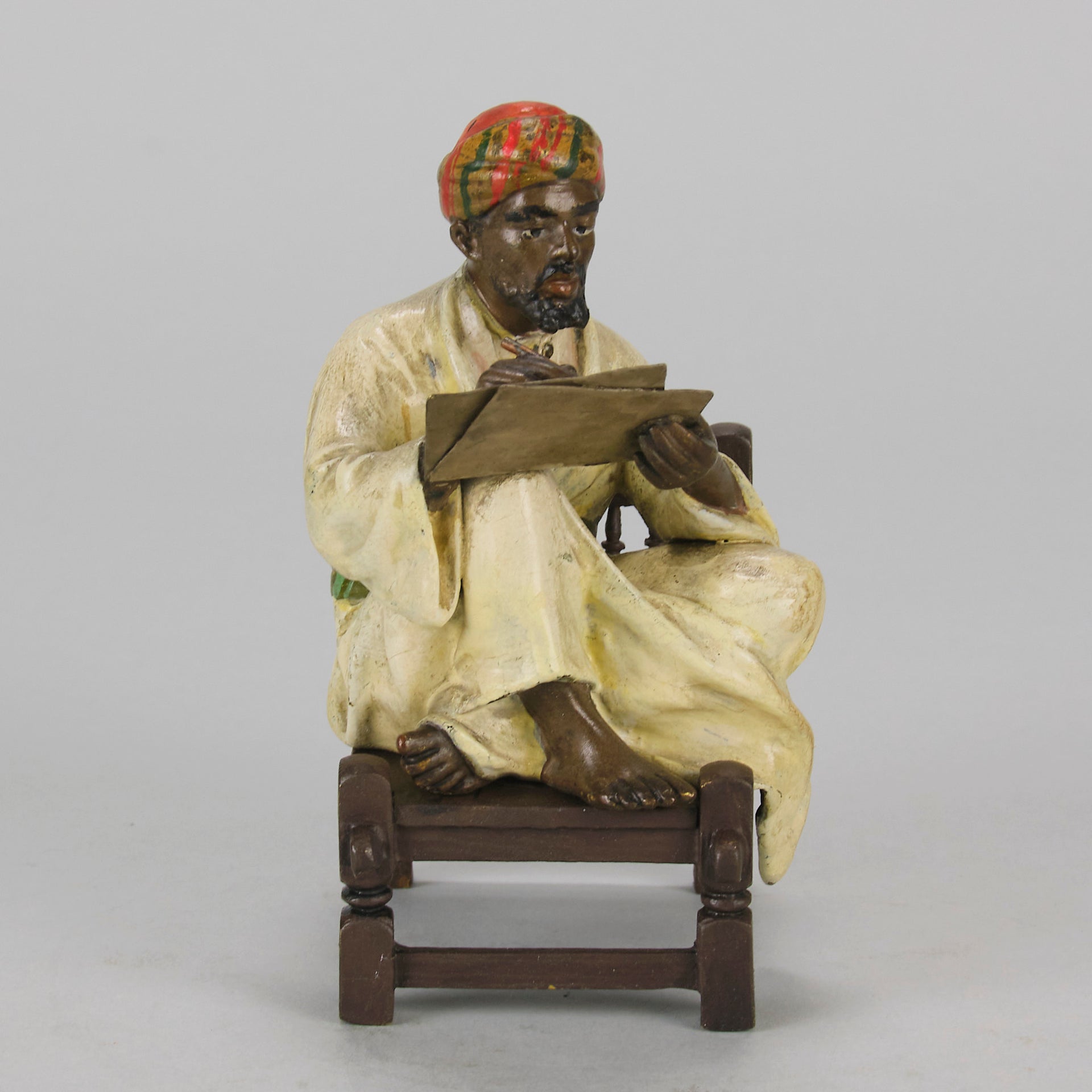 Bergman Seated Scribe - Bergman Bronze - Hickmet Fine Arts