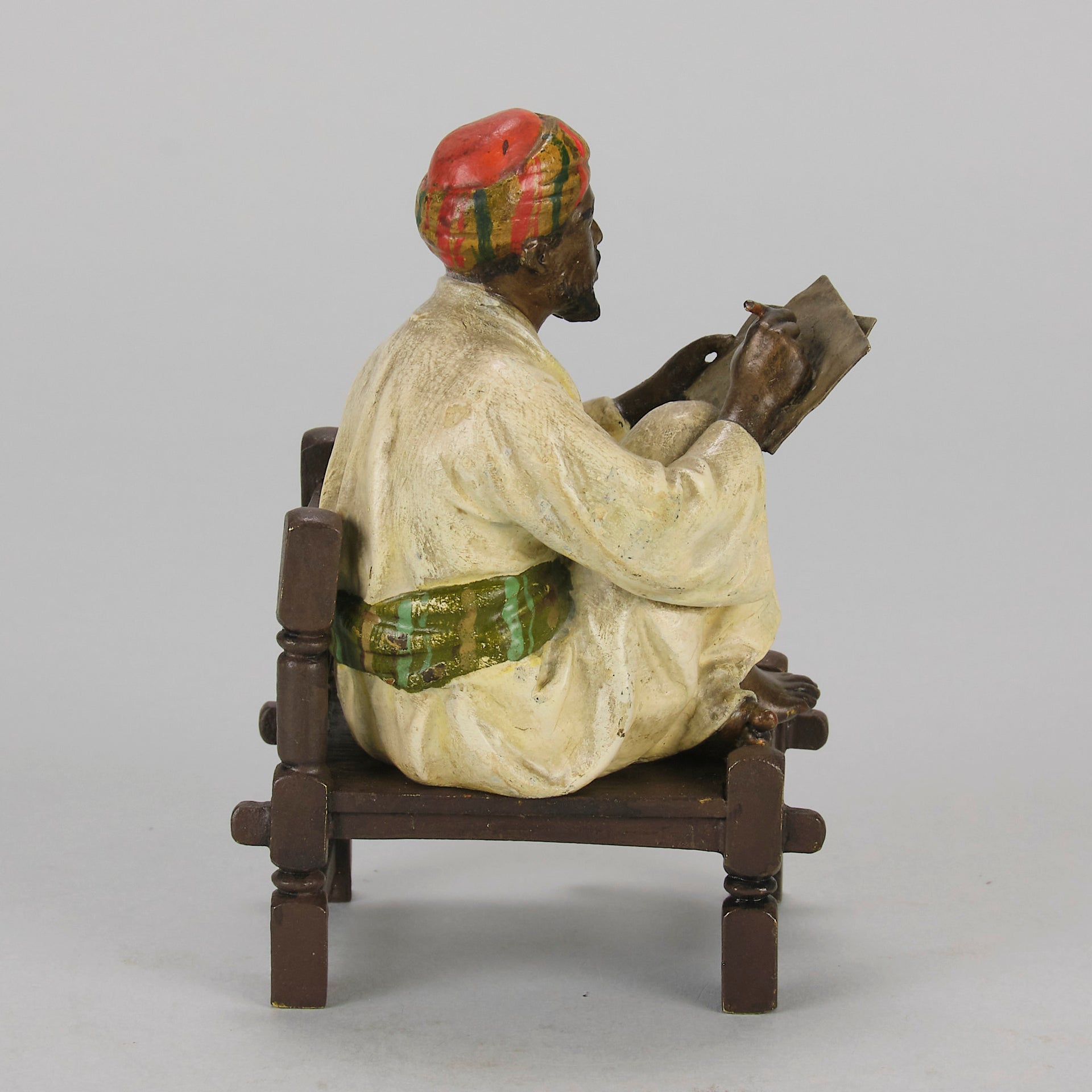 Bergman Seated Scribe - Bergman Bronze - Hickmet Fine Arts