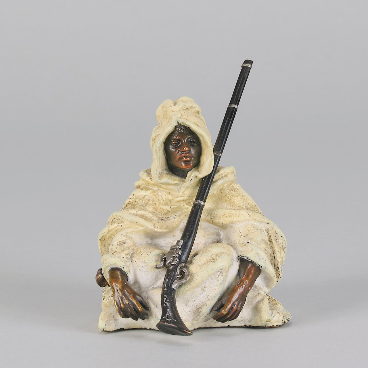 Bergman Seated Warrior - Bergman Bronze - Hickmet Fine Arts