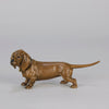 Berman Basset - Franz Bergman Bronze - Hickmet Fine Arts