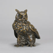 Bergman Owl - Bergman Bronze - Hickmet Fine Arts