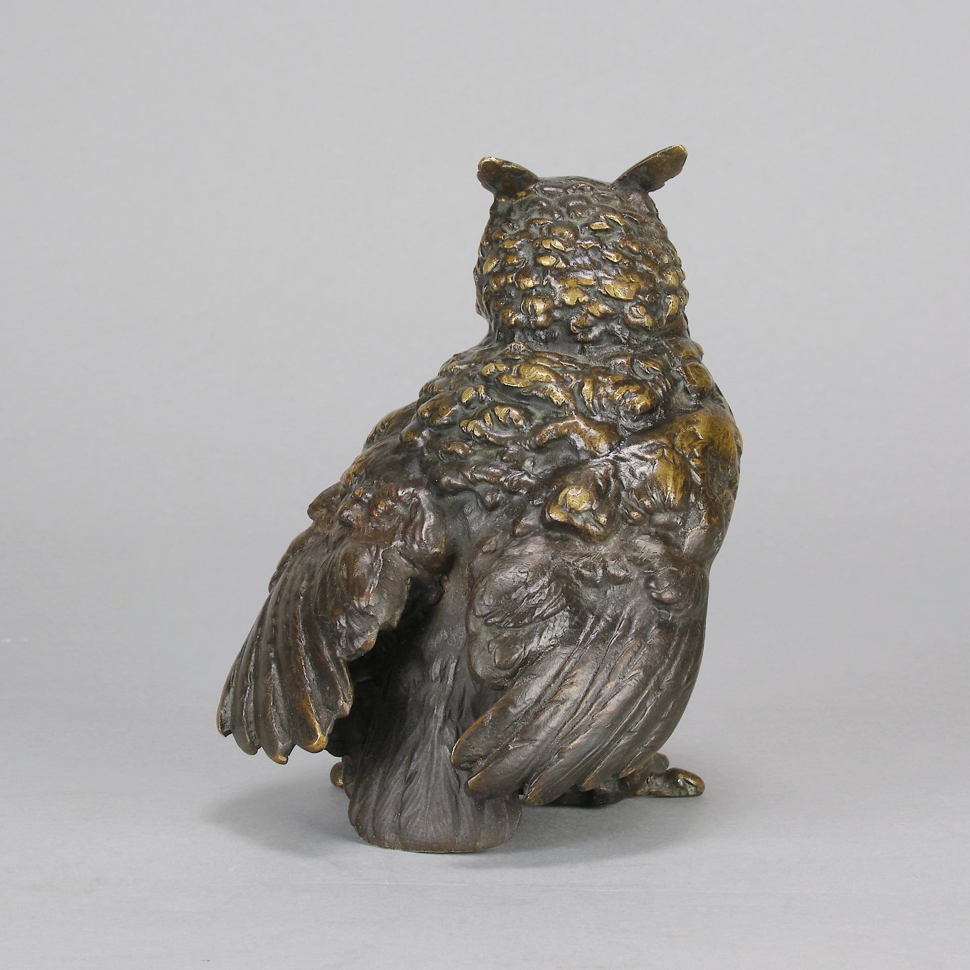 Bergman Owl - Bergman Bronze - Hickmet Fine Arts