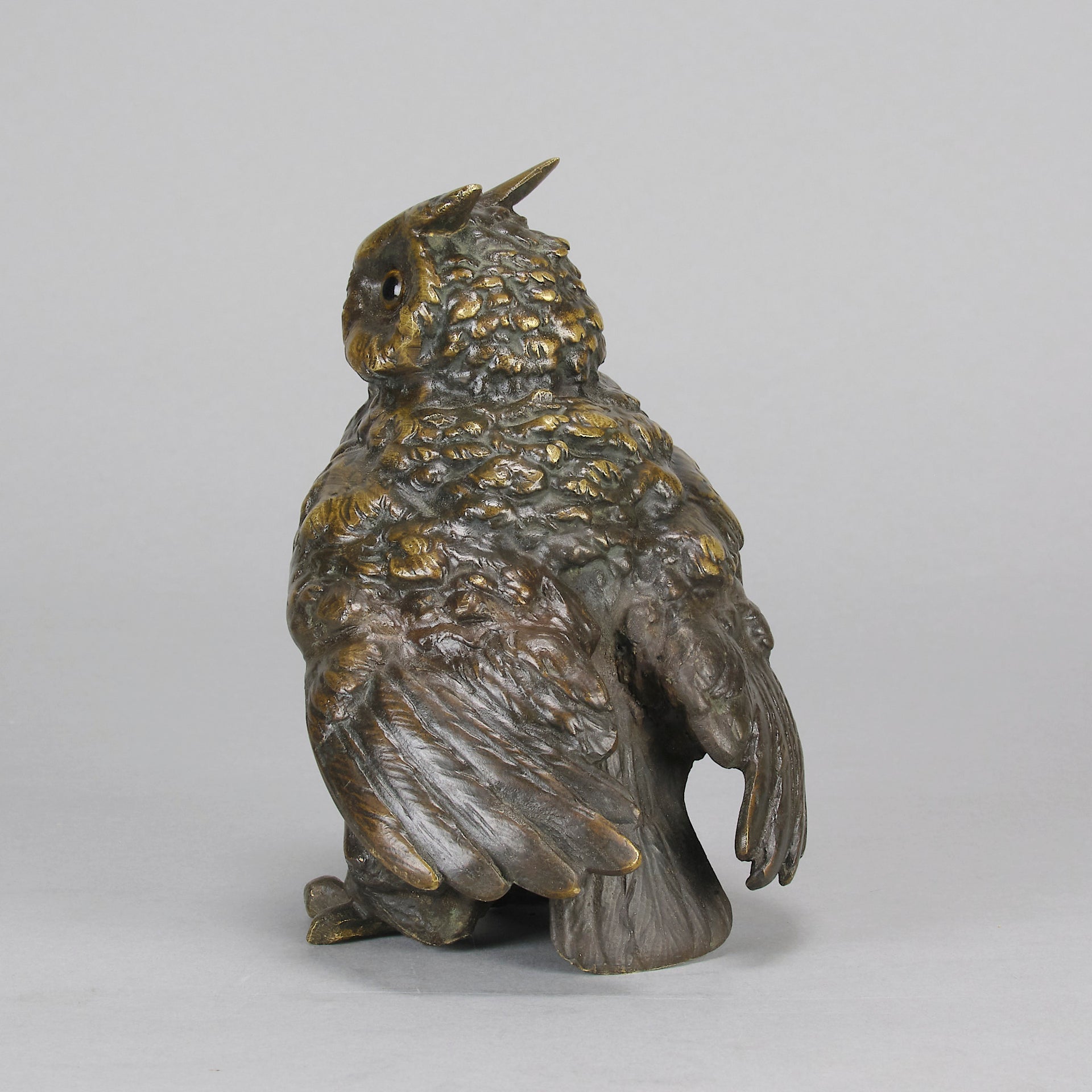 Bergman Owl - Bergman Bronze - Hickmet Fine Arts
