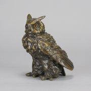 Bergman Owl - Bergman Bronze - Hickmet Fine Arts