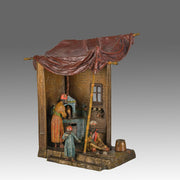 Bergman Lamp - Austrian Bronze Tradesman Lamp - Hickmet Fine Arts 