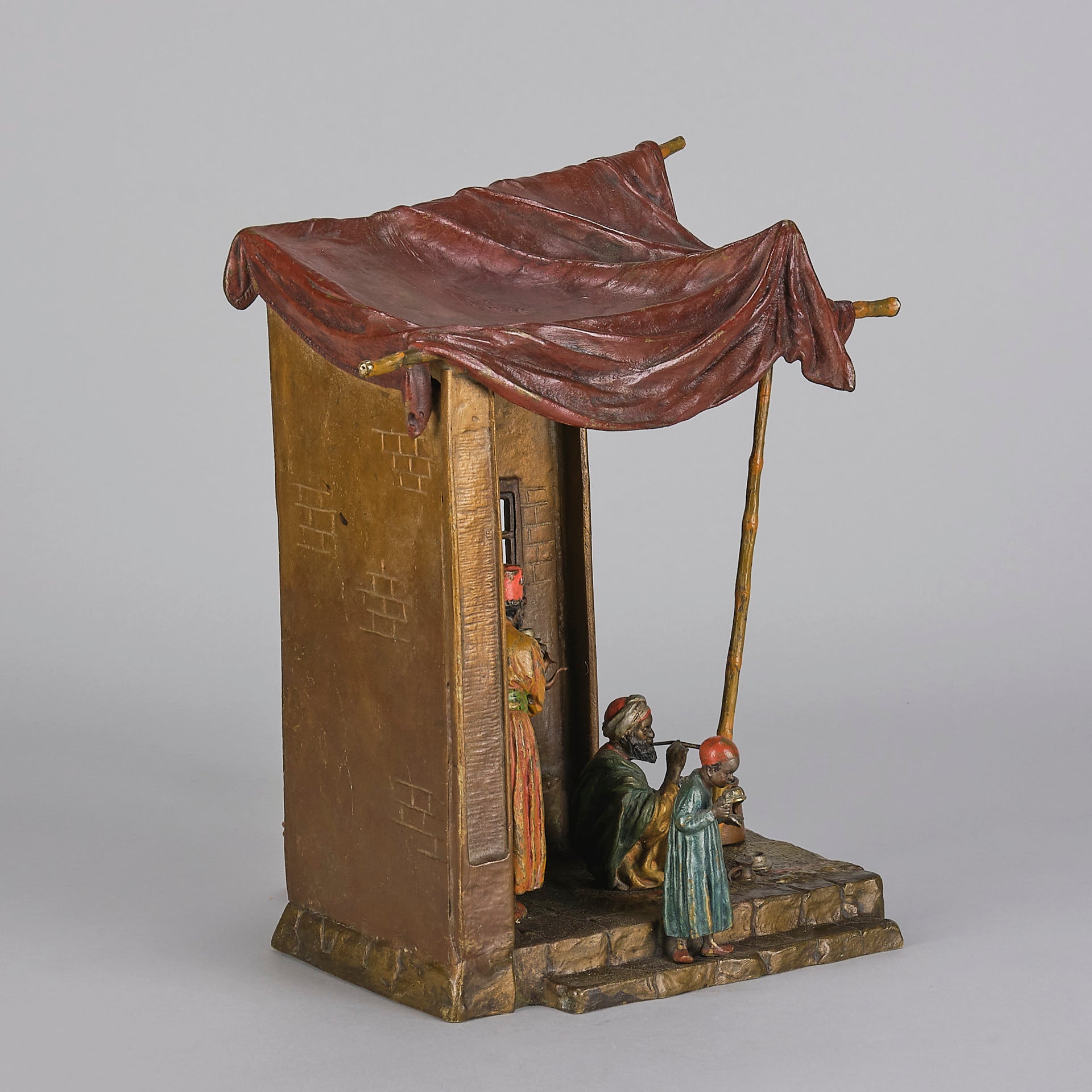 Bergman Lamp - Austrian Bronze Tradesman Lamp - Hickmet Fine Arts 