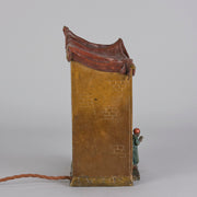 Bergman Lamp - Austrian Bronze Tradesman Lamp - Hickmet Fine Arts 