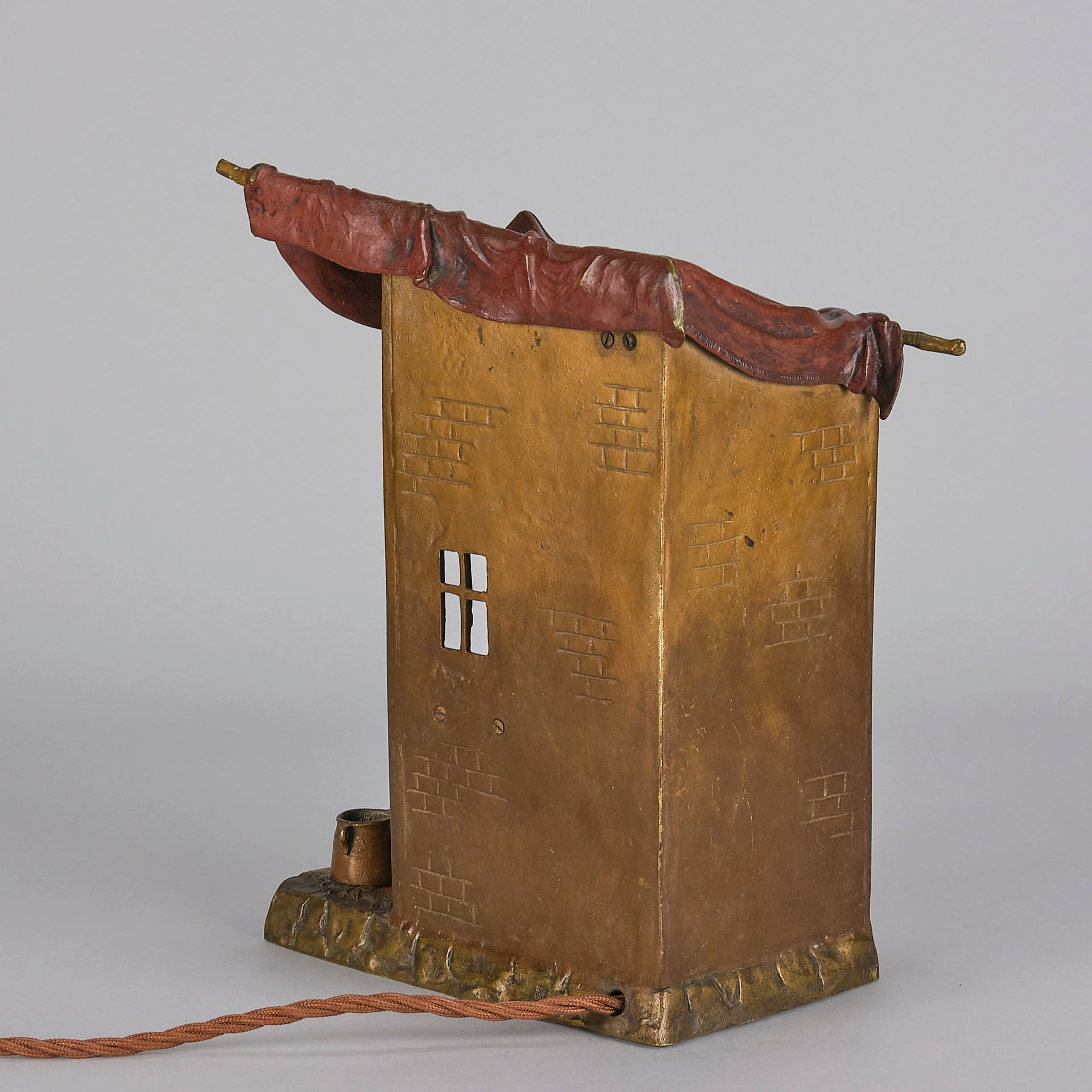 Bergman Lamp - Austrian Bronze Tradesman Lamp - Hickmet Fine Arts 