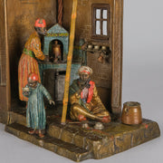 Bergman Lamp - Austrian Bronze Tradesman Lamp - Hickmet Fine Arts 