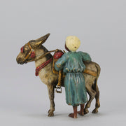 Bergman Tradesman with Donkey - Bergman Bronze - Hickmet Fine Arts