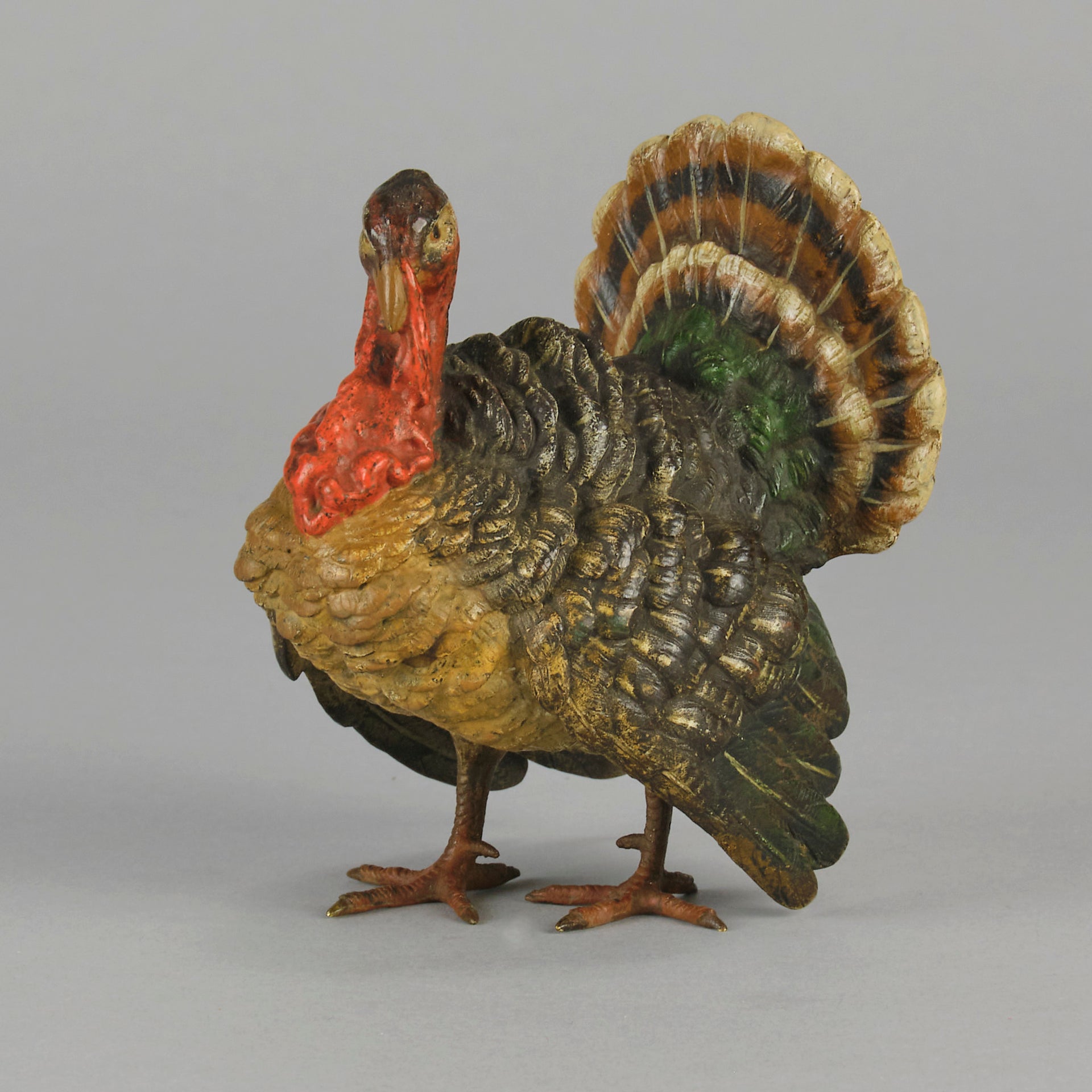 Bergman Turkey - Antique Austrian Bronze - Hickmet Fine Arts