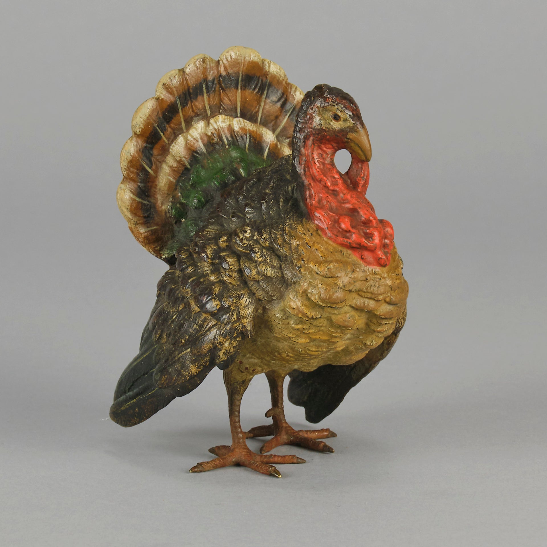 Bergman Turkey - Antique Austrian Bronze - Hickmet Fine Arts