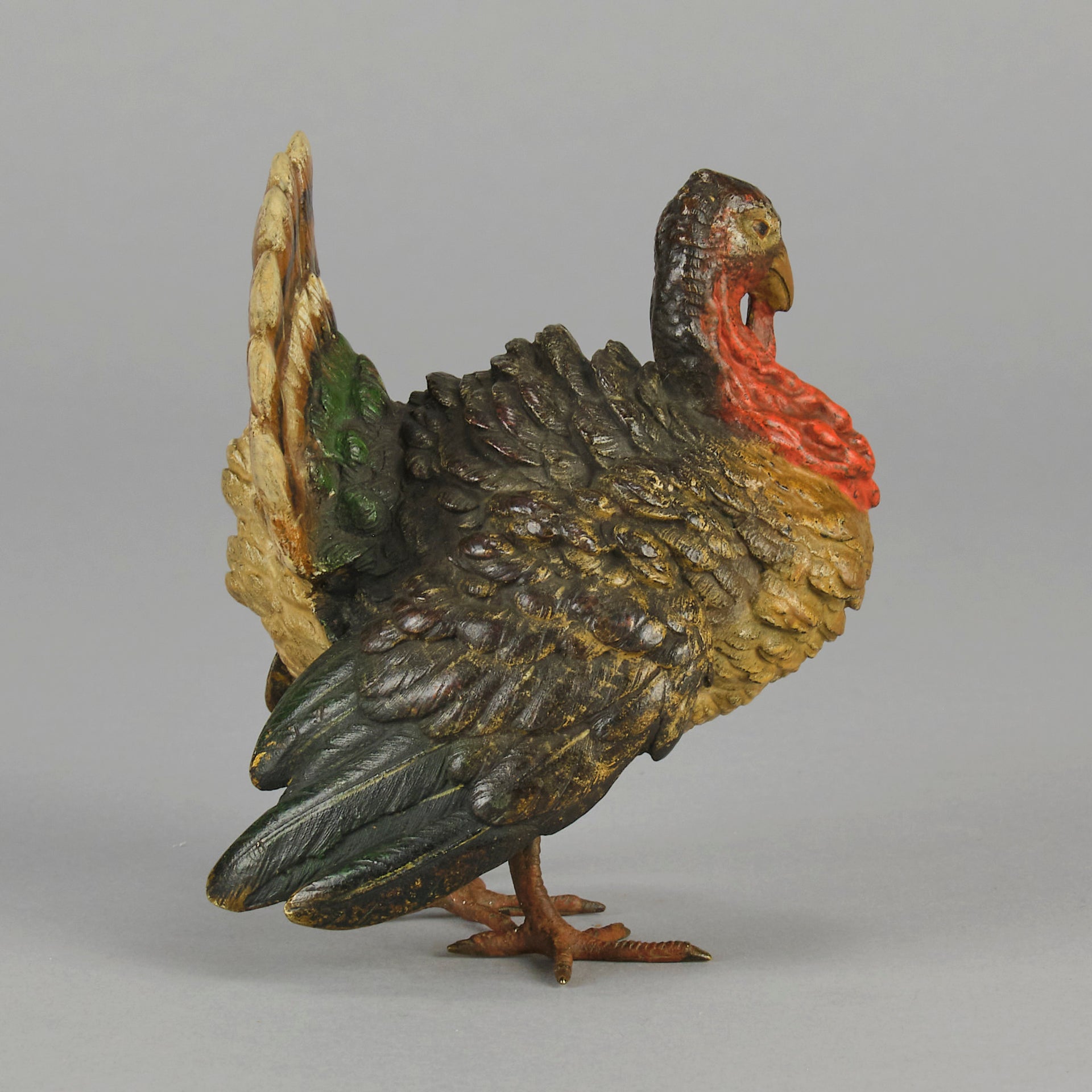 Bergman Turkey - Antique Austrian Bronze - Hickmet Fine Arts