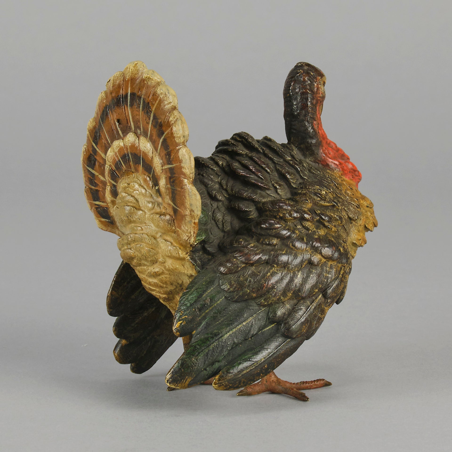 Bergman Turkey - Antique Austrian Bronze - Hickmet Fine Arts