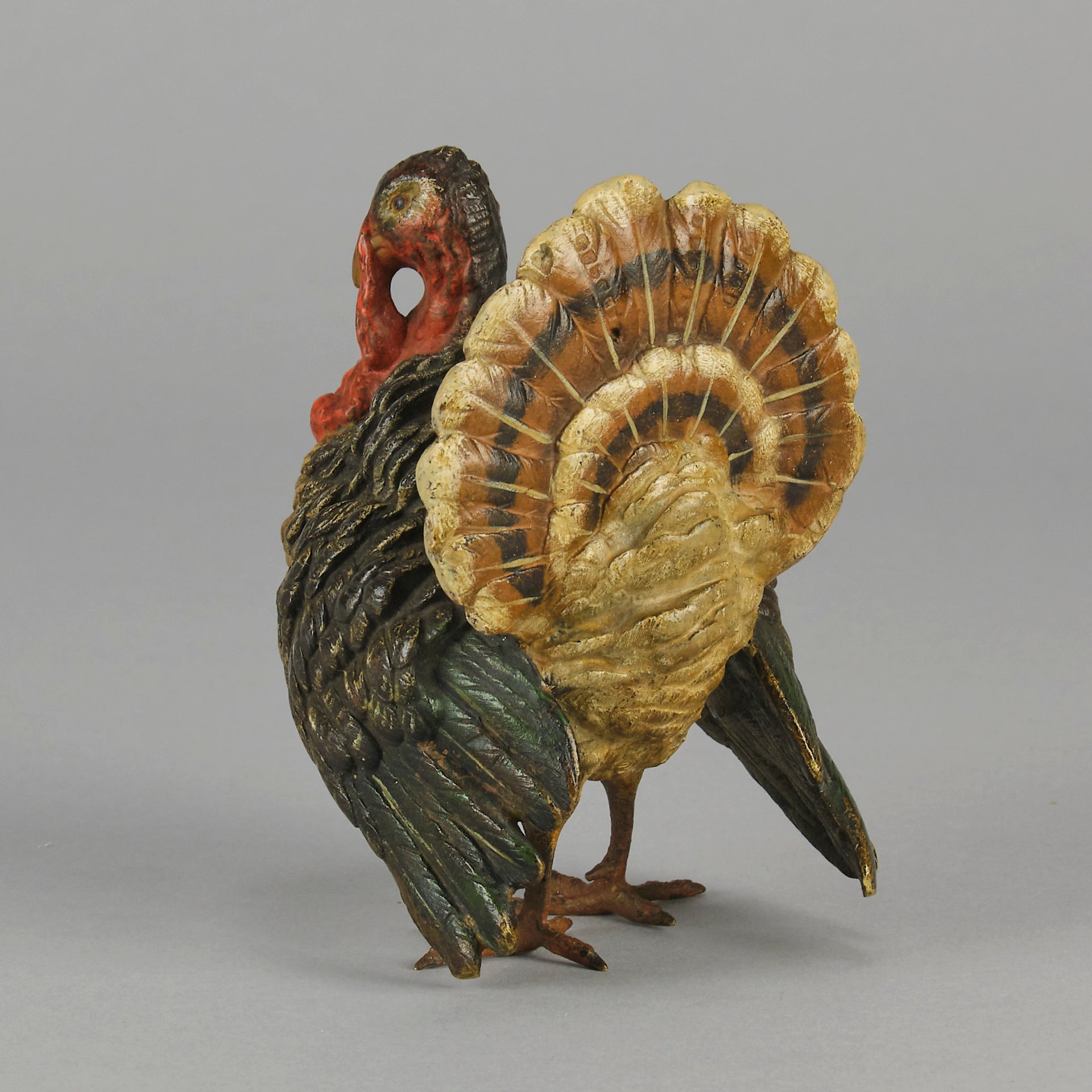 Bergman Turkey - Antique Austrian Bronze - Hickmet Fine Arts
