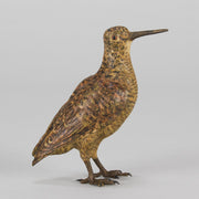 Franz Bergman Woodcock - Bronze Statues for Sale - Hickmet Fine Arts