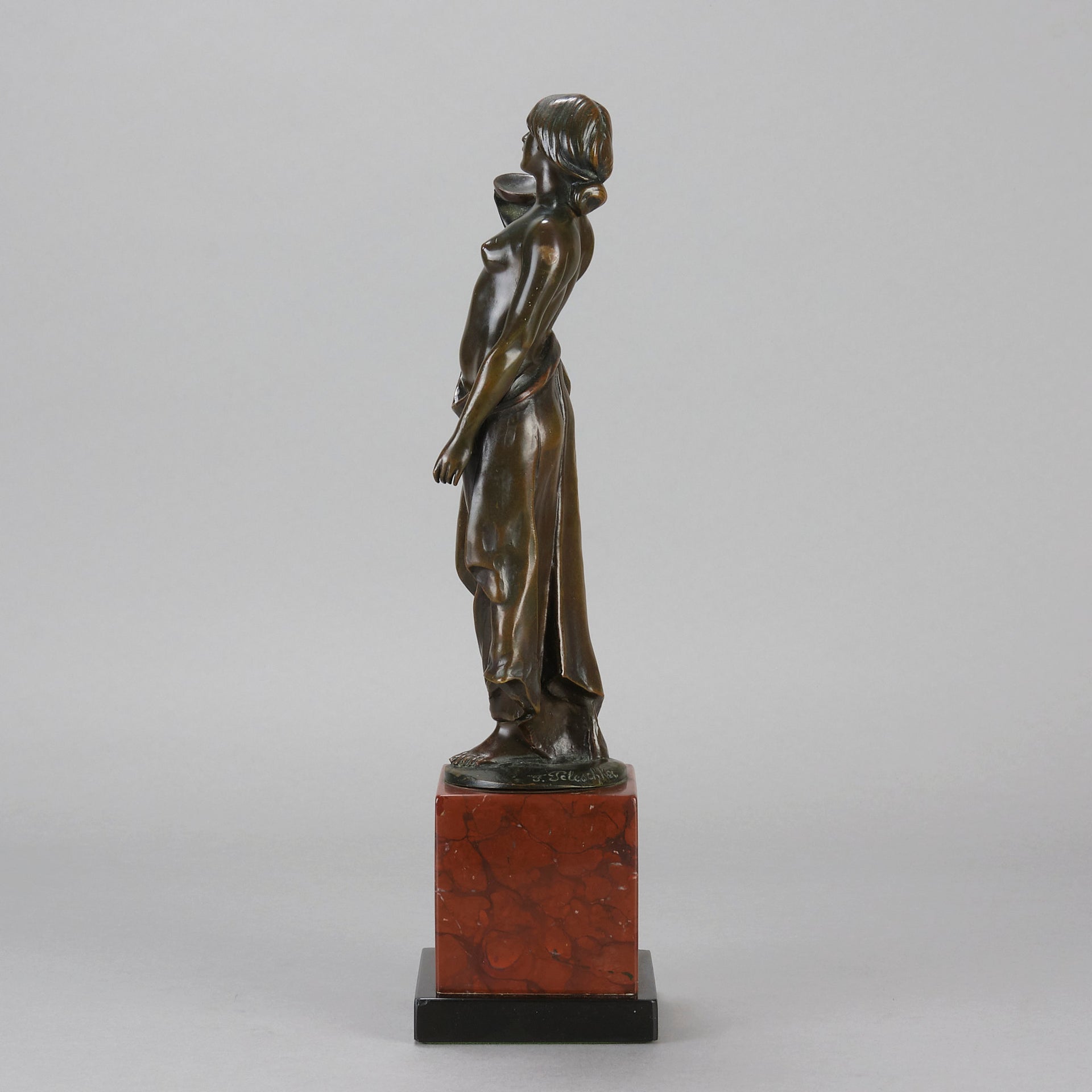 "Sappho" by Franz Peleschka - Art Nouveau - Hickmet Fine Arts 