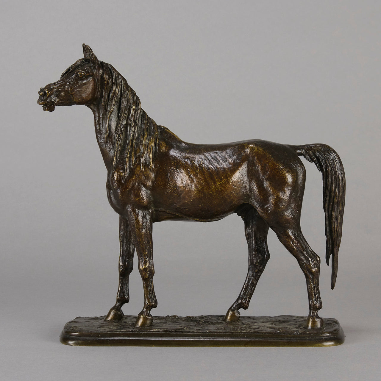 Cheval Debout - Fratin Bronze - Animaliers - Hickmet Fine Arts