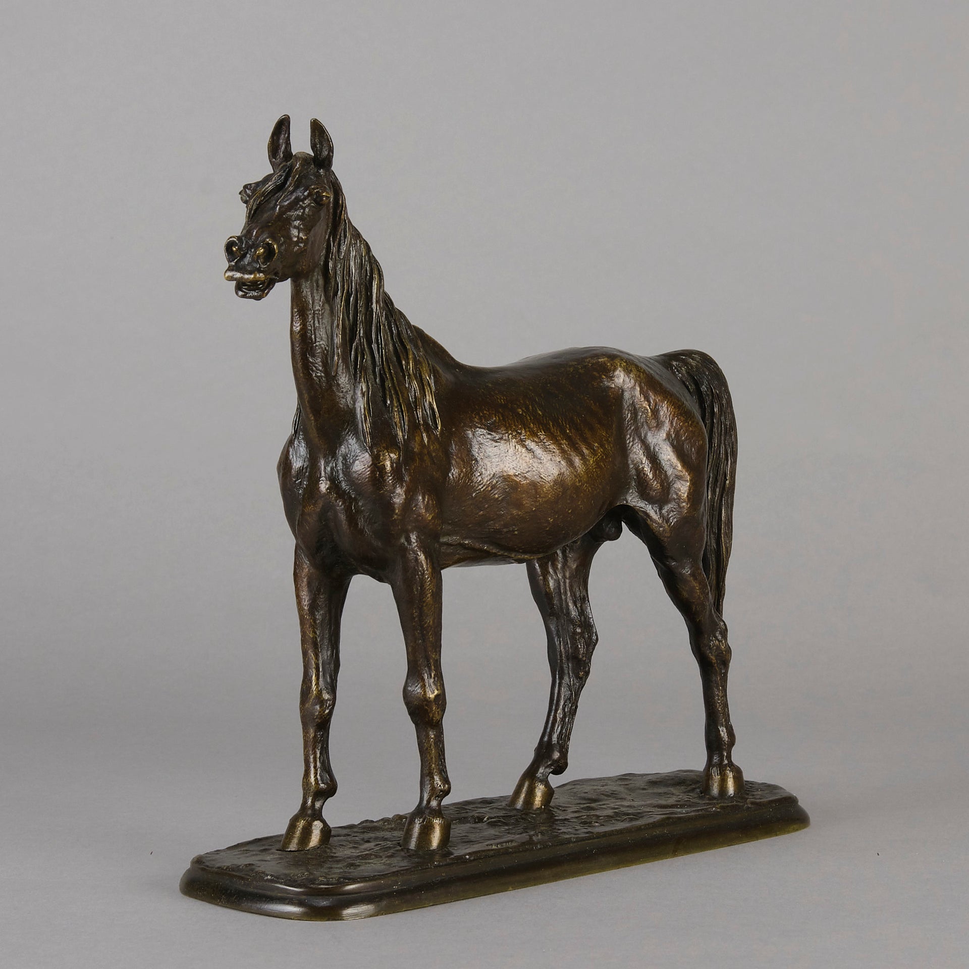 Cheval Debout - Fratin Bronze - Animaliers - Hickmet Fine Arts