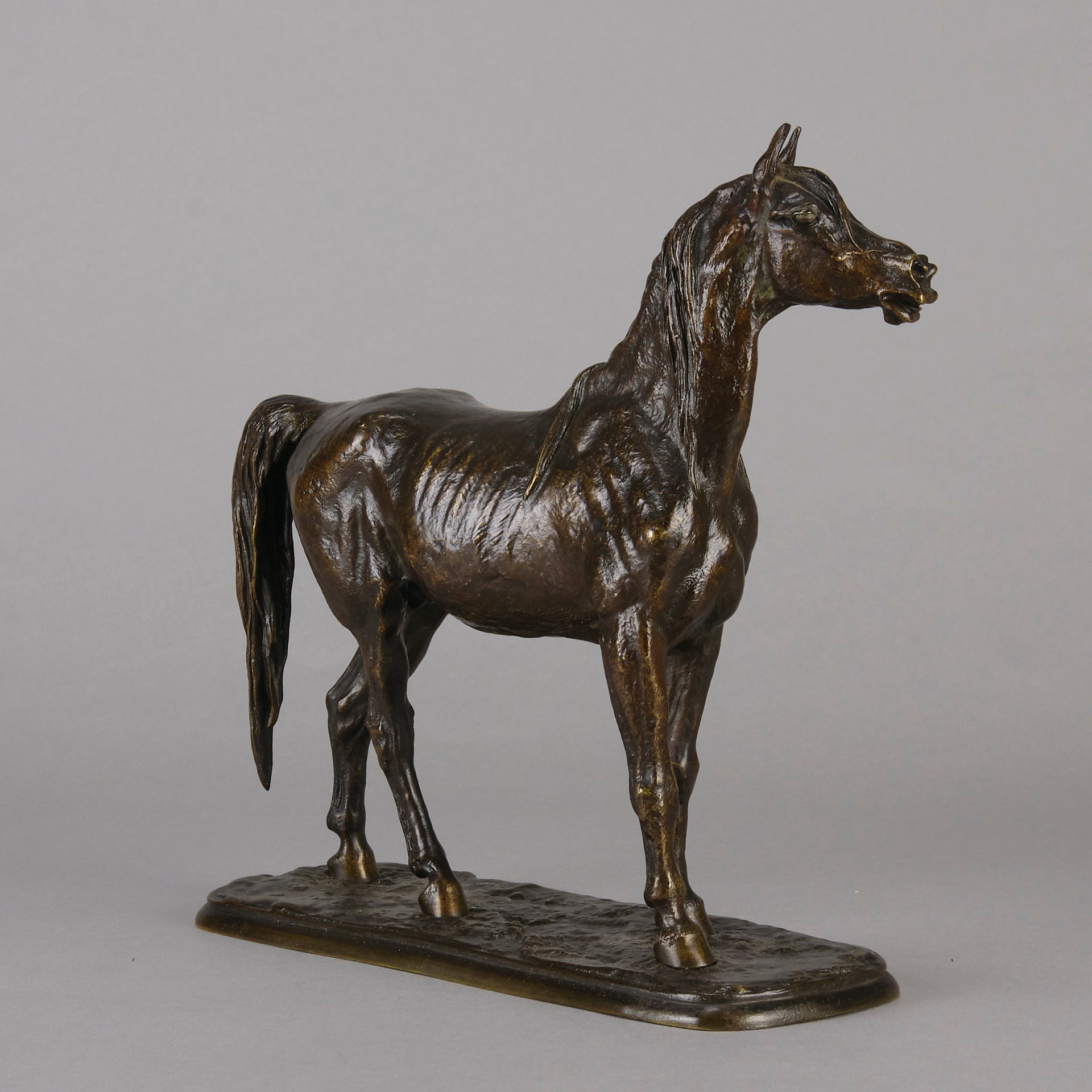 Cheval Debout - Fratin Bronze - Animaliers - Hickmet Fine Arts