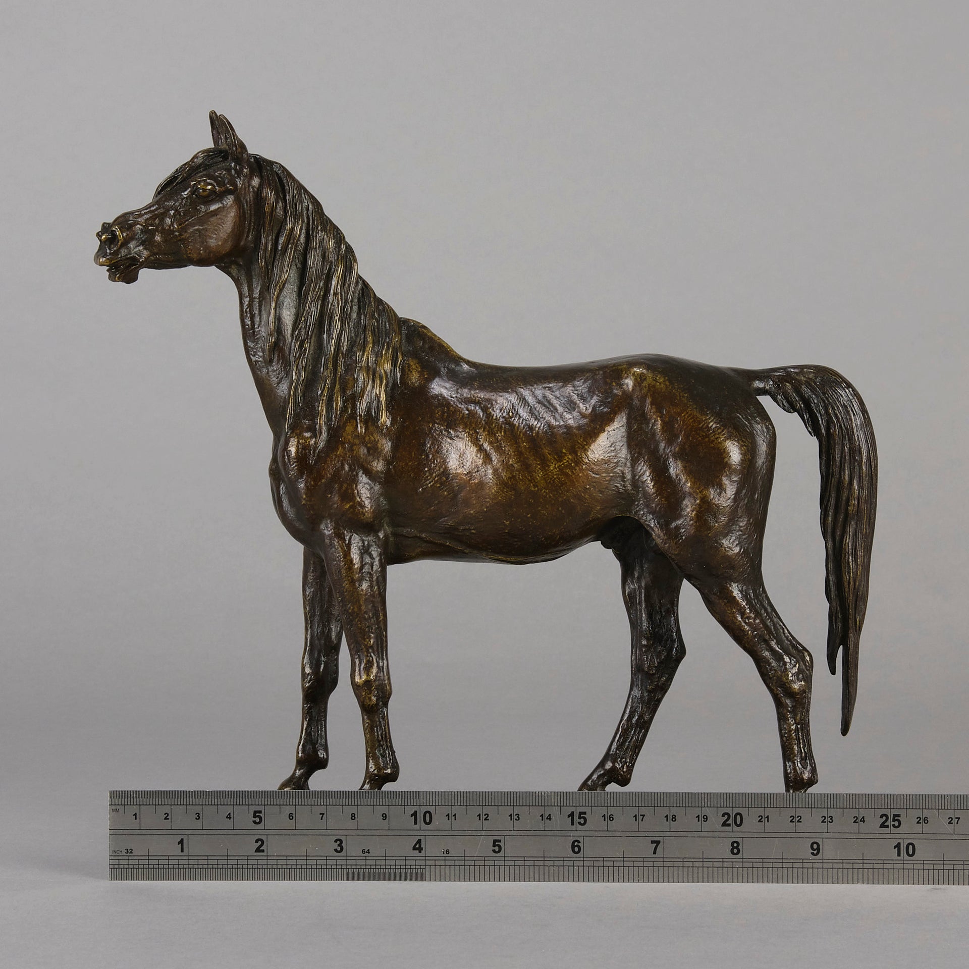 Cheval Debout - Fratin Bronze - Animaliers - Hickmet Fine Arts