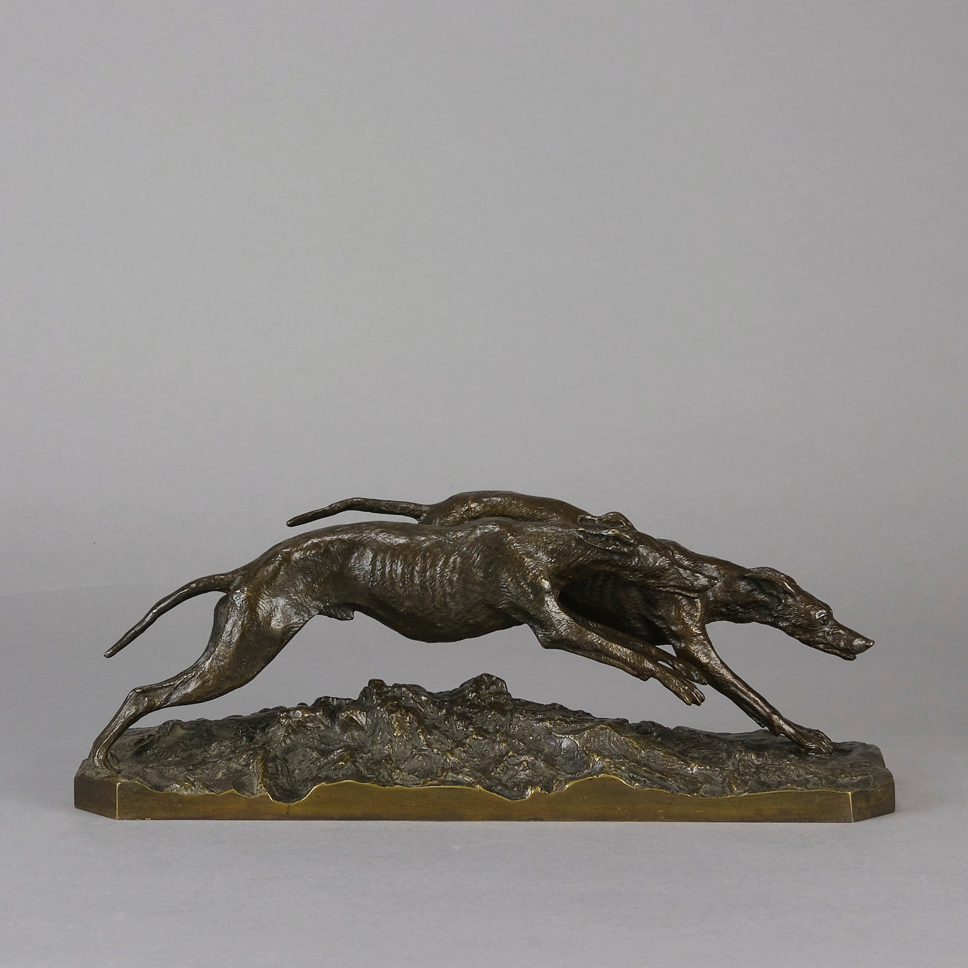 "Lévriers de Course" Christophe Fratin Bronze- Hickmet Fine Arts