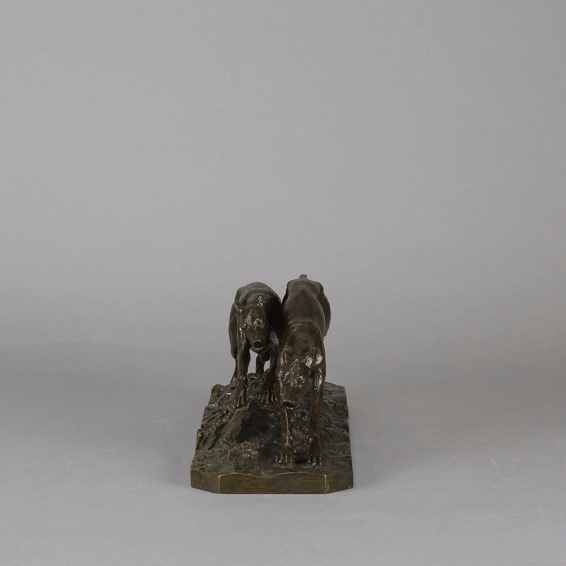 "Lévriers de Course" Christophe Fratin Bronze- Hickmet Fine Arts