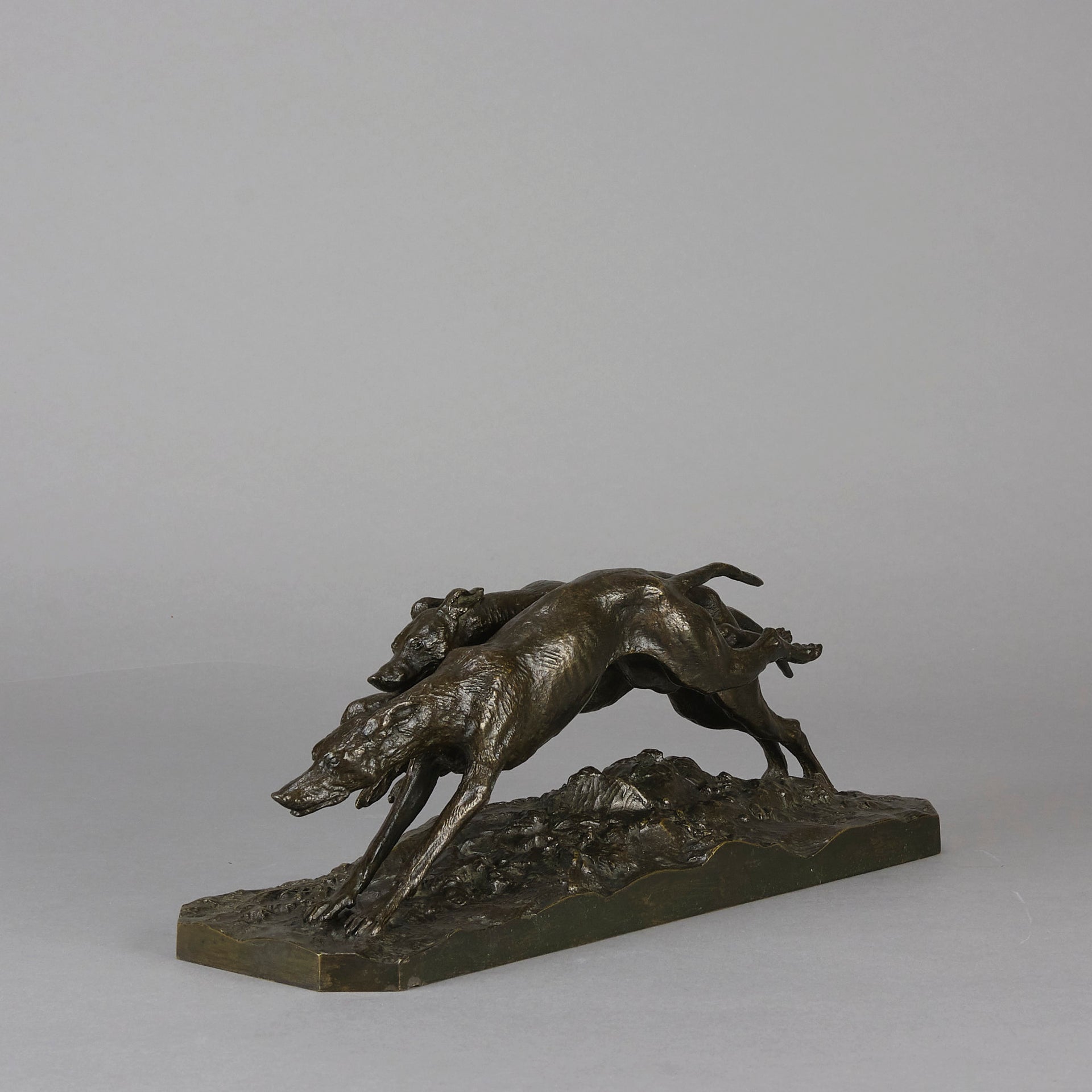 "Lévriers de Course" Christophe Fratin Bronze- Hickmet Fine Arts