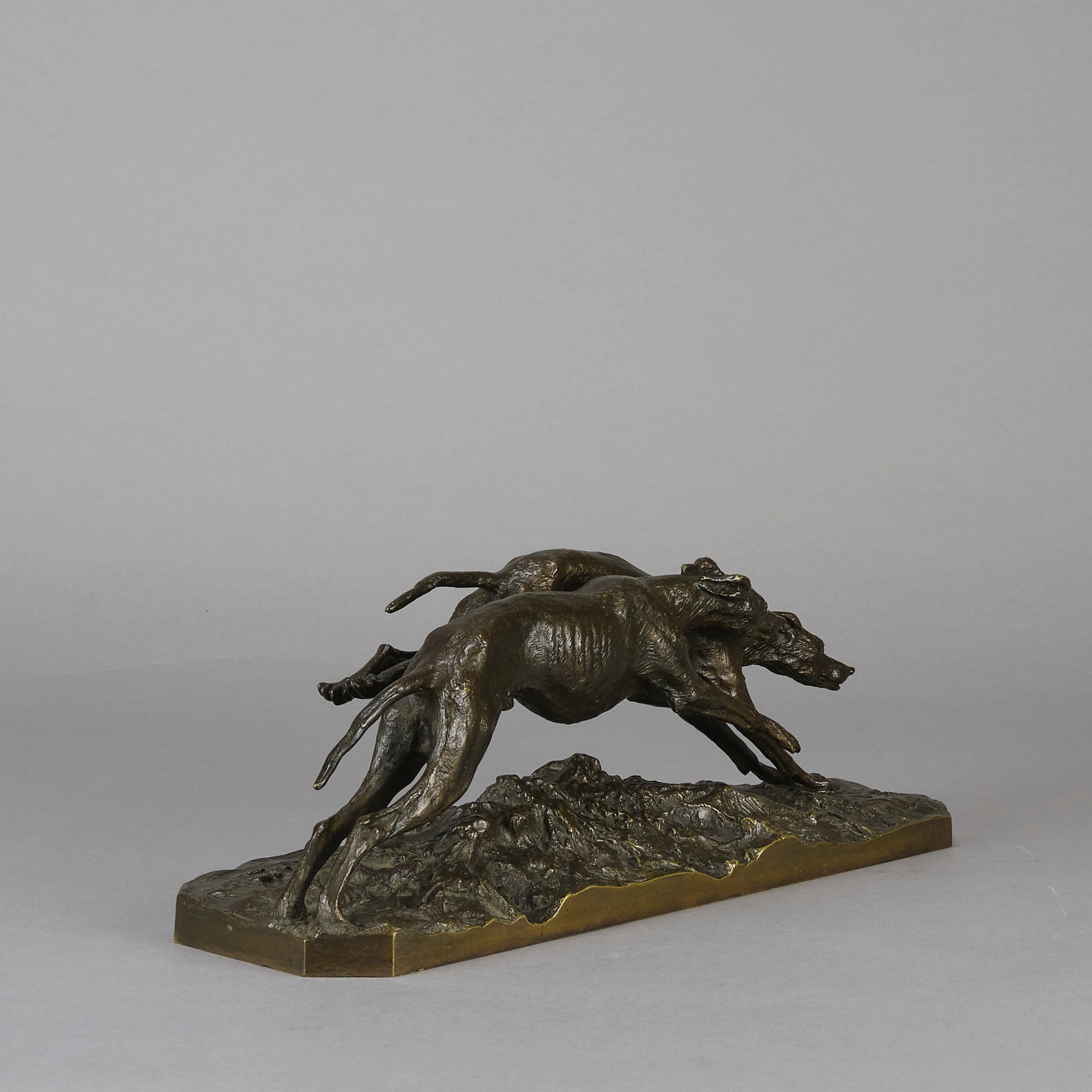"Lévriers de Course" Christophe Fratin Bronze- Hickmet Fine Arts