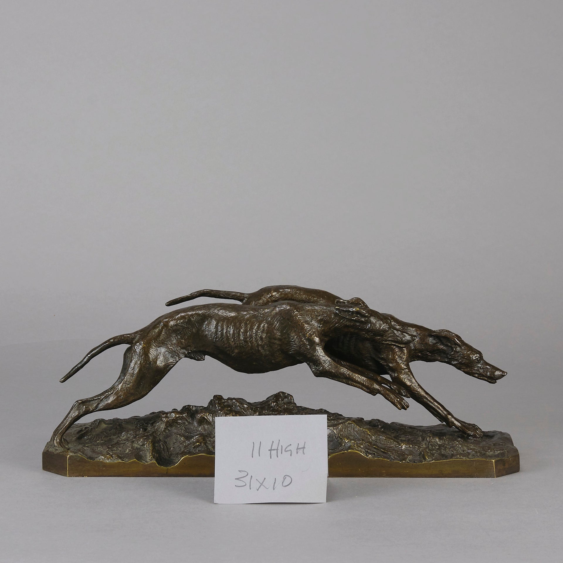 "Lévriers de Course" Christophe Fratin Bronze- Hickmet Fine Arts
