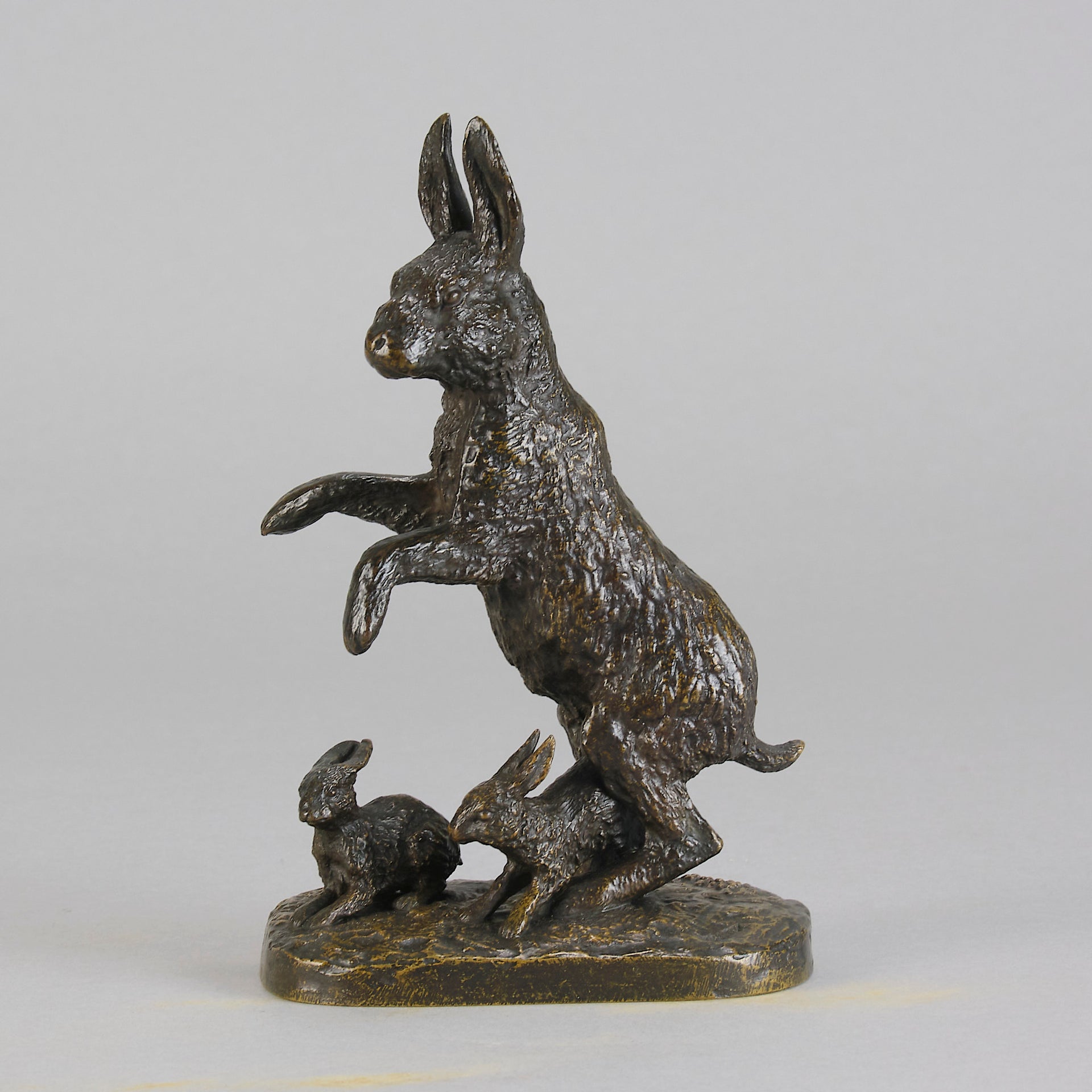 Fratin bronze hares