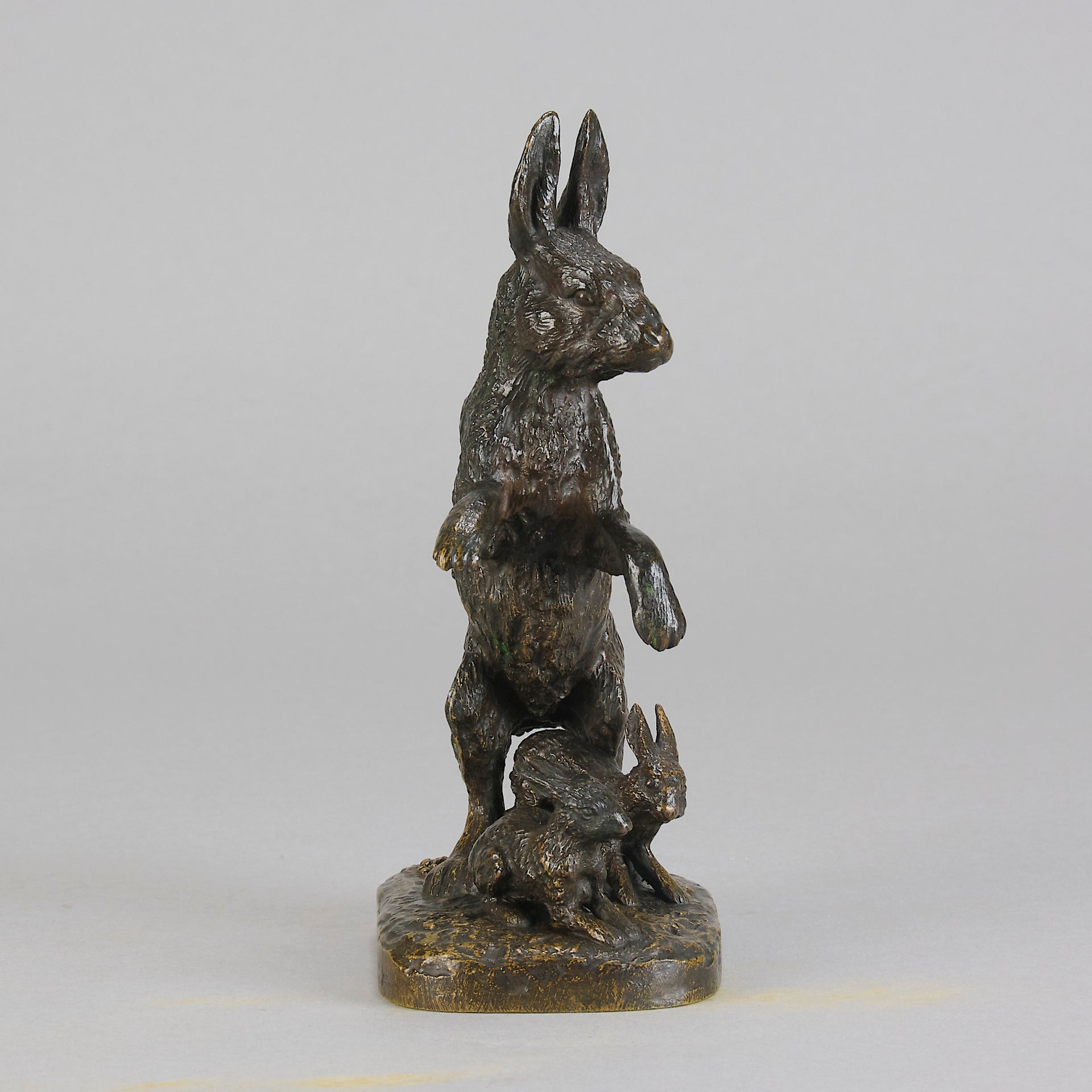 Fratin bronze hares