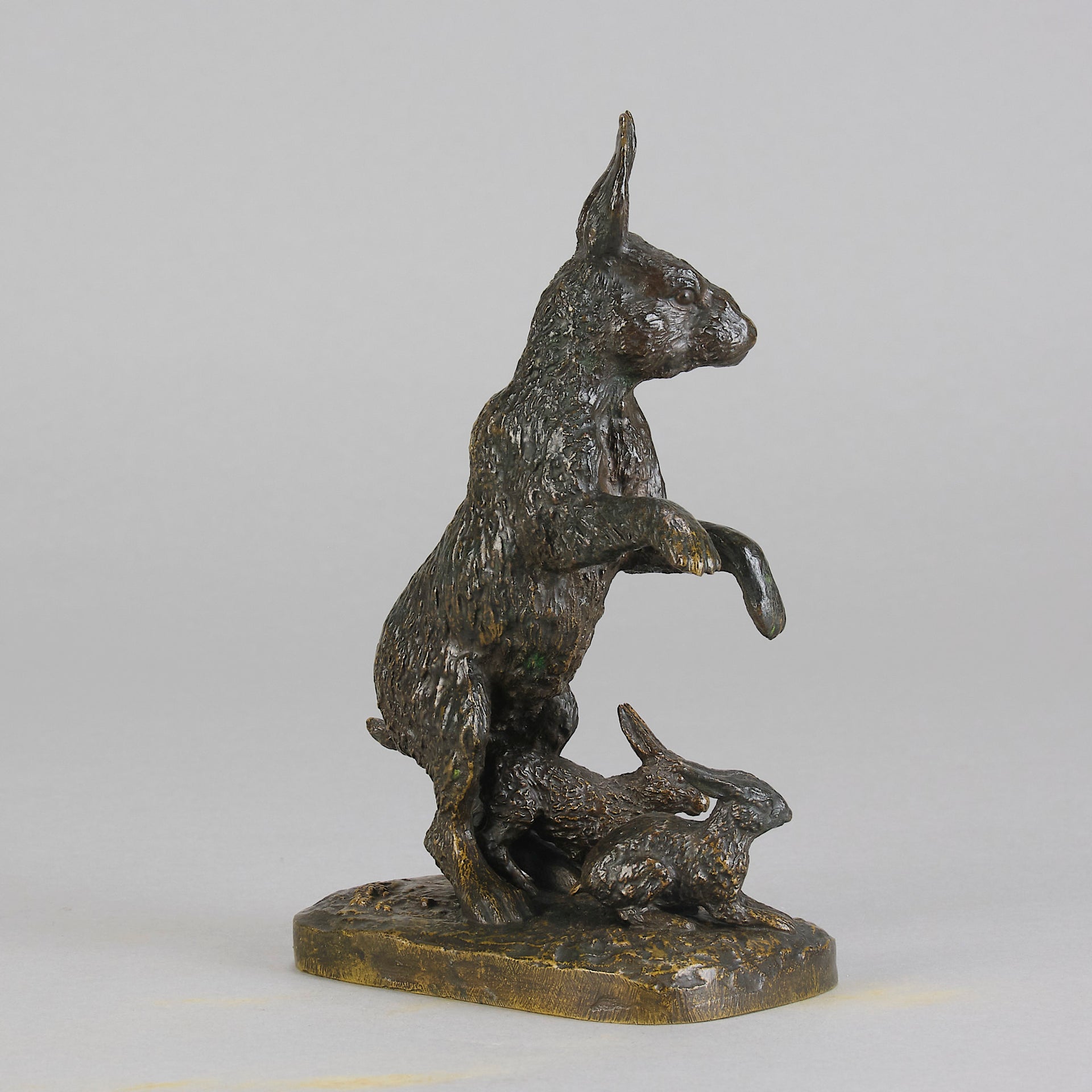 Fratin bronze hares