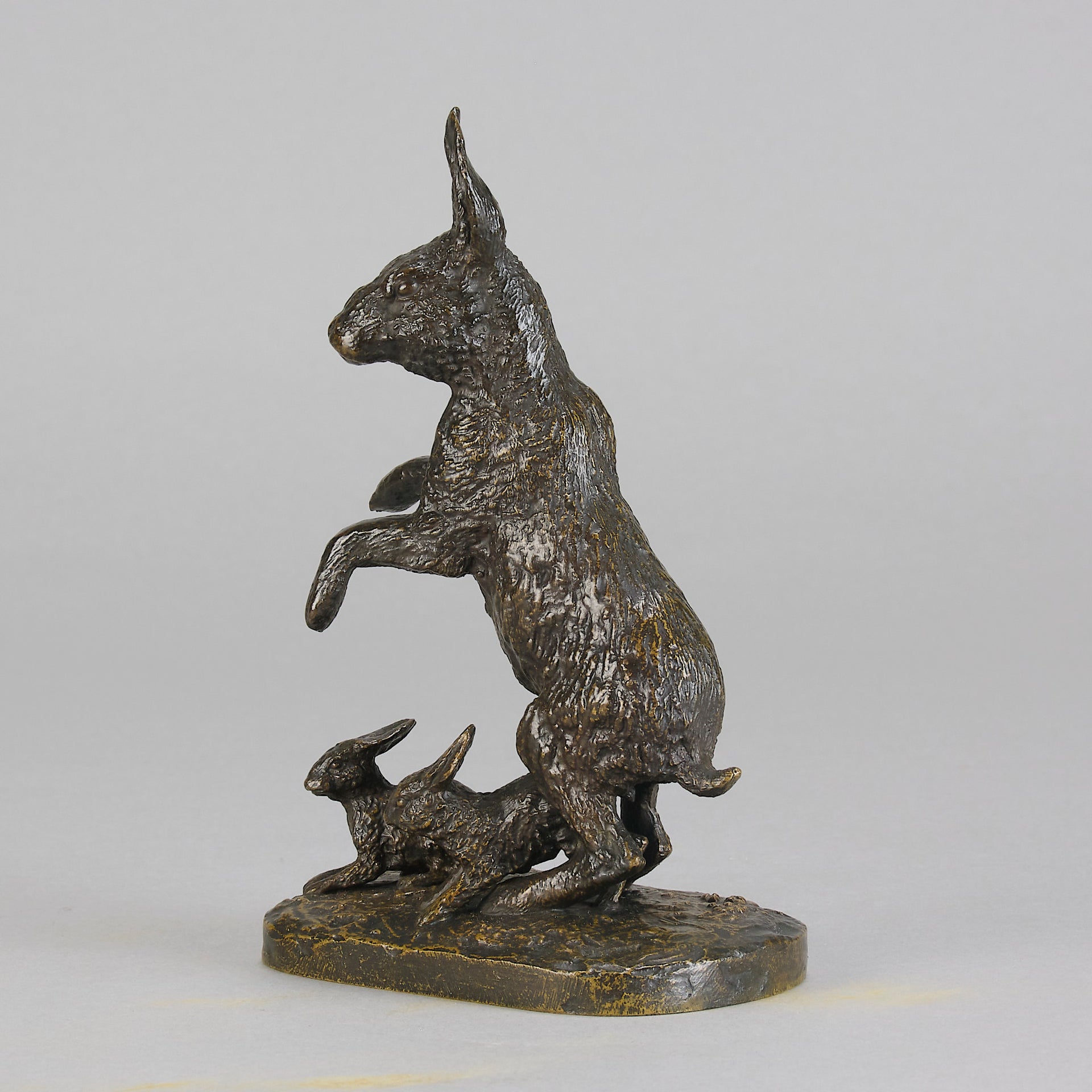 Fratin bronze hares