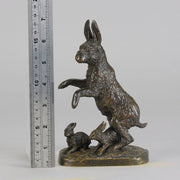 Fratin bronze hares