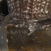 Christophe Fratin Bronze - Singe Avec des Paniers - Hickmet Fine Arts